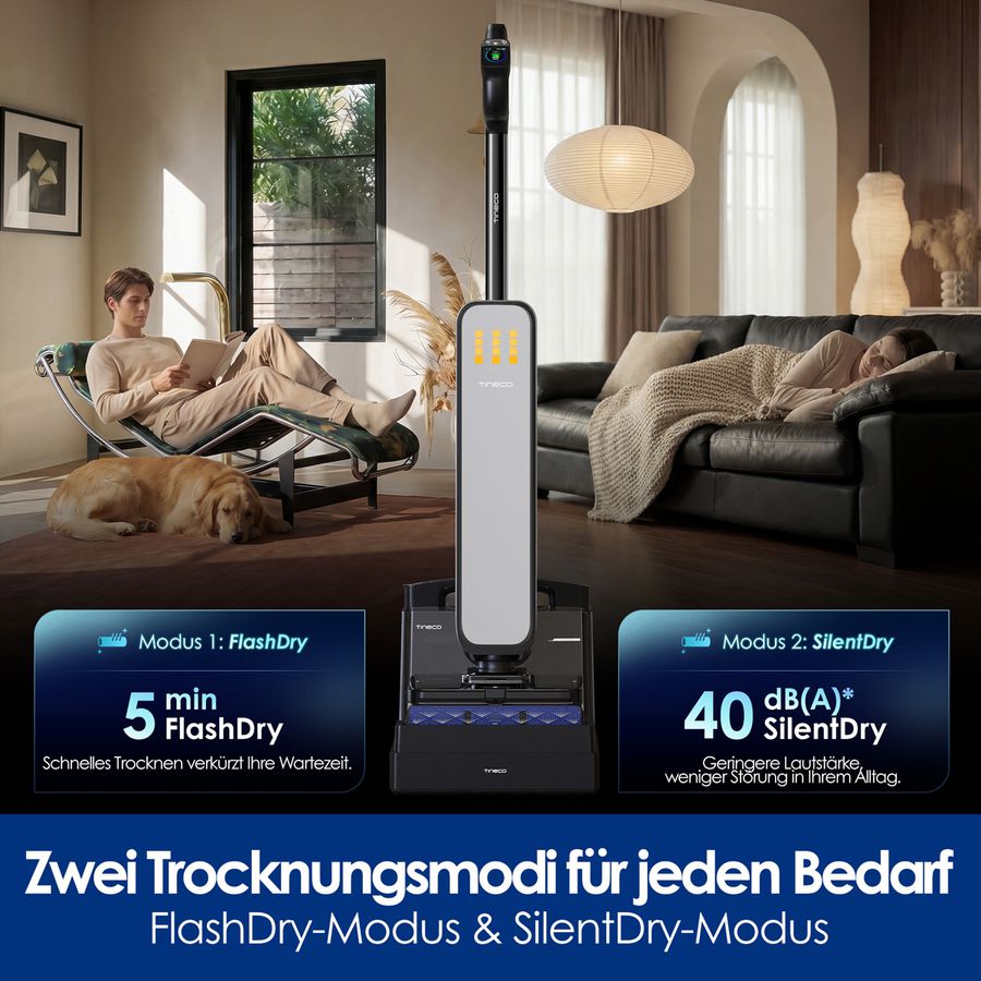 Tineco FLOOR ONE Station S9 Scientist, Nass-Trockensauger