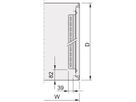 SCHROFF Novastar Rail coulissant, 25 kg, 1000D, 1 paire