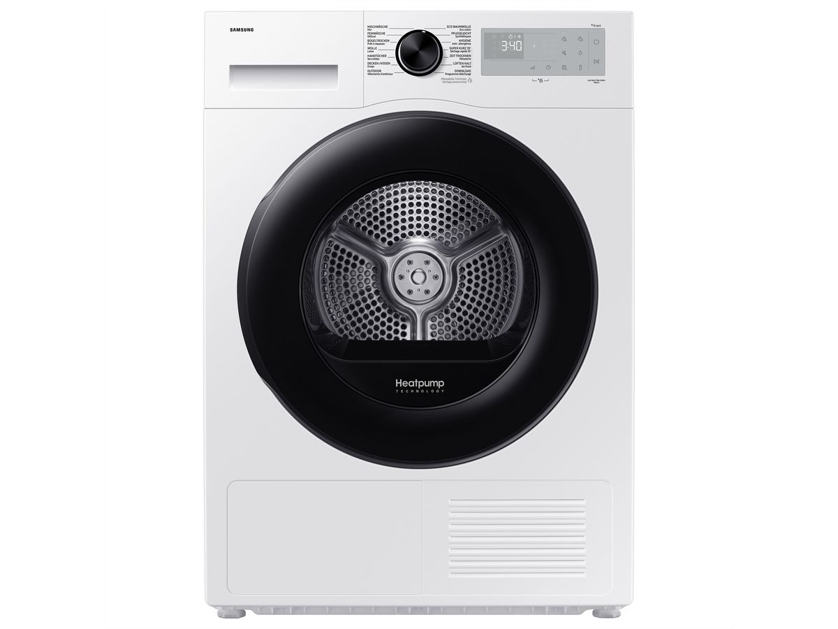 Samsung Wäschetrockner DV5000, 9kg, C, Optimal DryTM, weiss