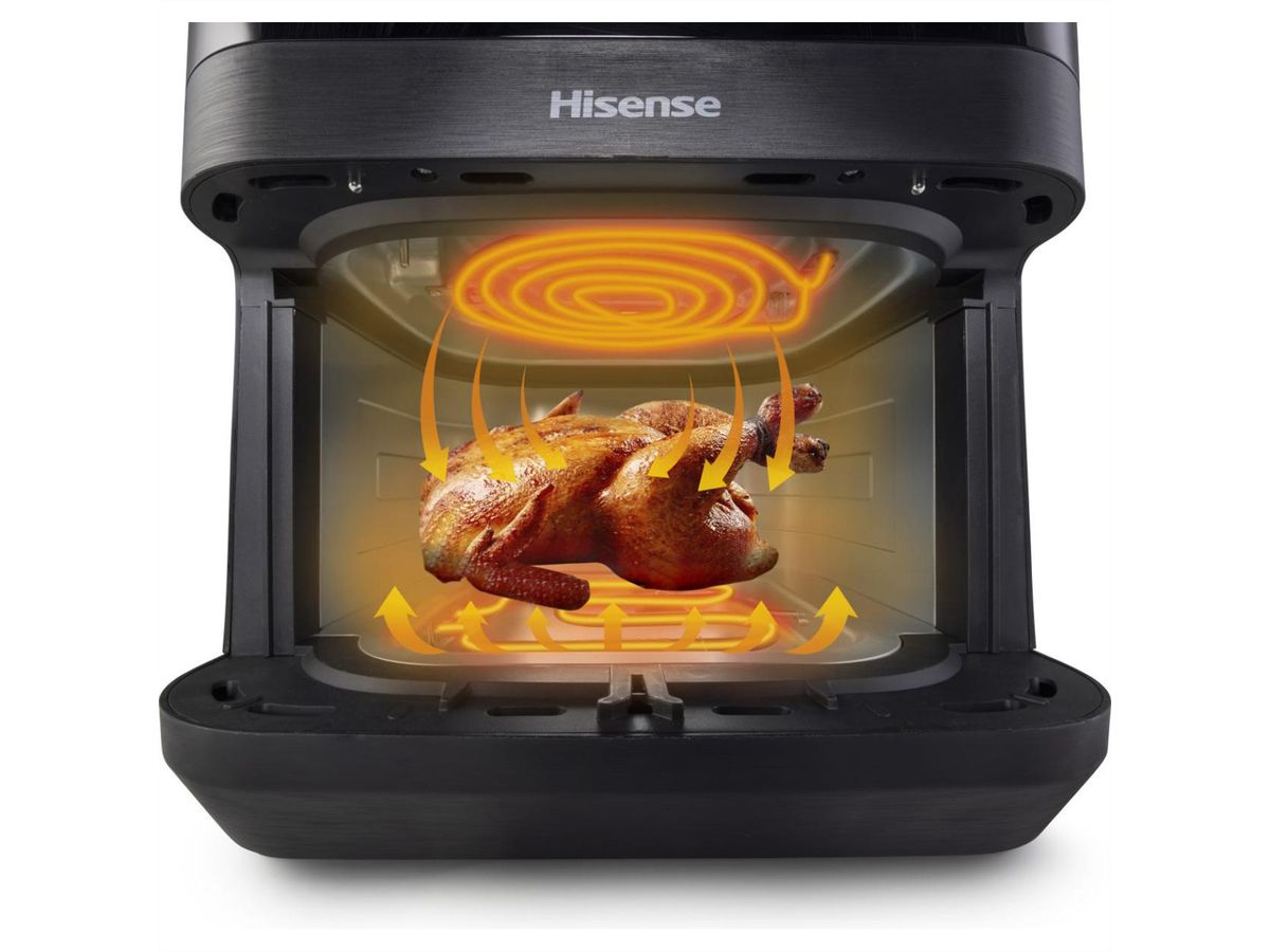 Hisense Heissluftfriteuse HAF2100DCD, 2100W, 7,7L