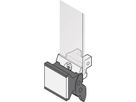 SCHROFF Aushebegriff in Trapezform, Typ 2 - TRAPEZGRIFF OP RAL9005 10STK