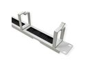 ROLINE 19-Zoll Rangierpanel 1 HE, mit Bürstenleiste 44x60mm grau
