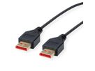 ROLINE Câble DisplayPort v1.4, DP M - DP M, SLIM, noir, 1 m