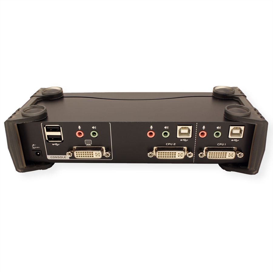 ATEN CS1762A Switch KVM DVI, USB, Audio, Hub USB, 2 ports