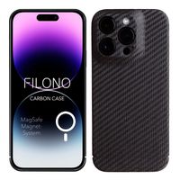 Filono Carbon Case iPhone 14 Pro compatible avec MagSafe