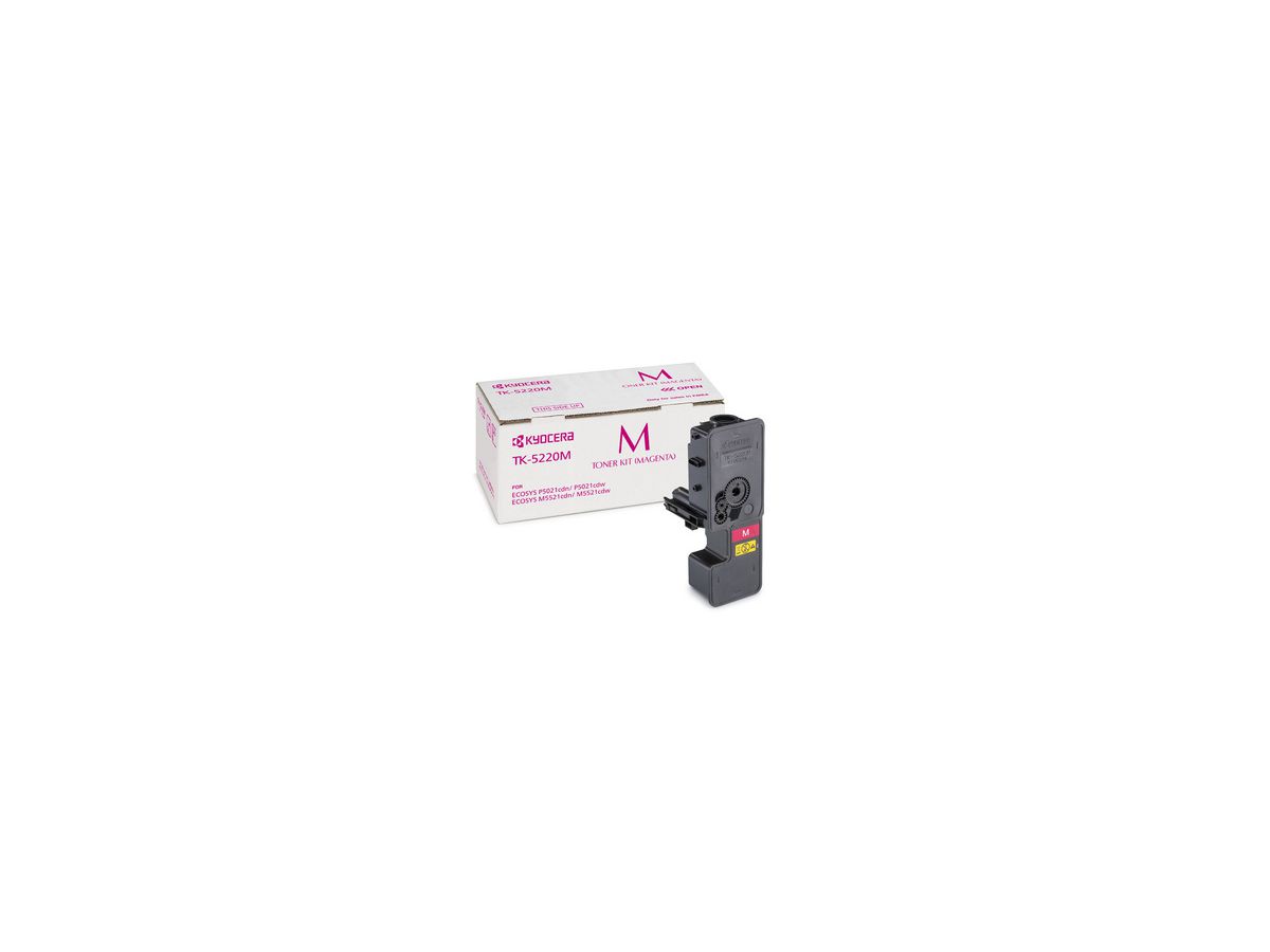 KYOCERA TK-5220M Cartouche de toner 1 pièce(s) Original Magenta