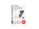 Verbatim Dual QuickStick USB-A/C 128GB
