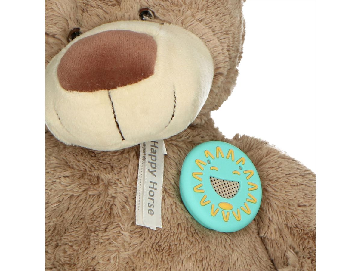 Alecto Baby HeeHee - Bouton vocal, transforme votre peluche en un ami interactif, Blanc