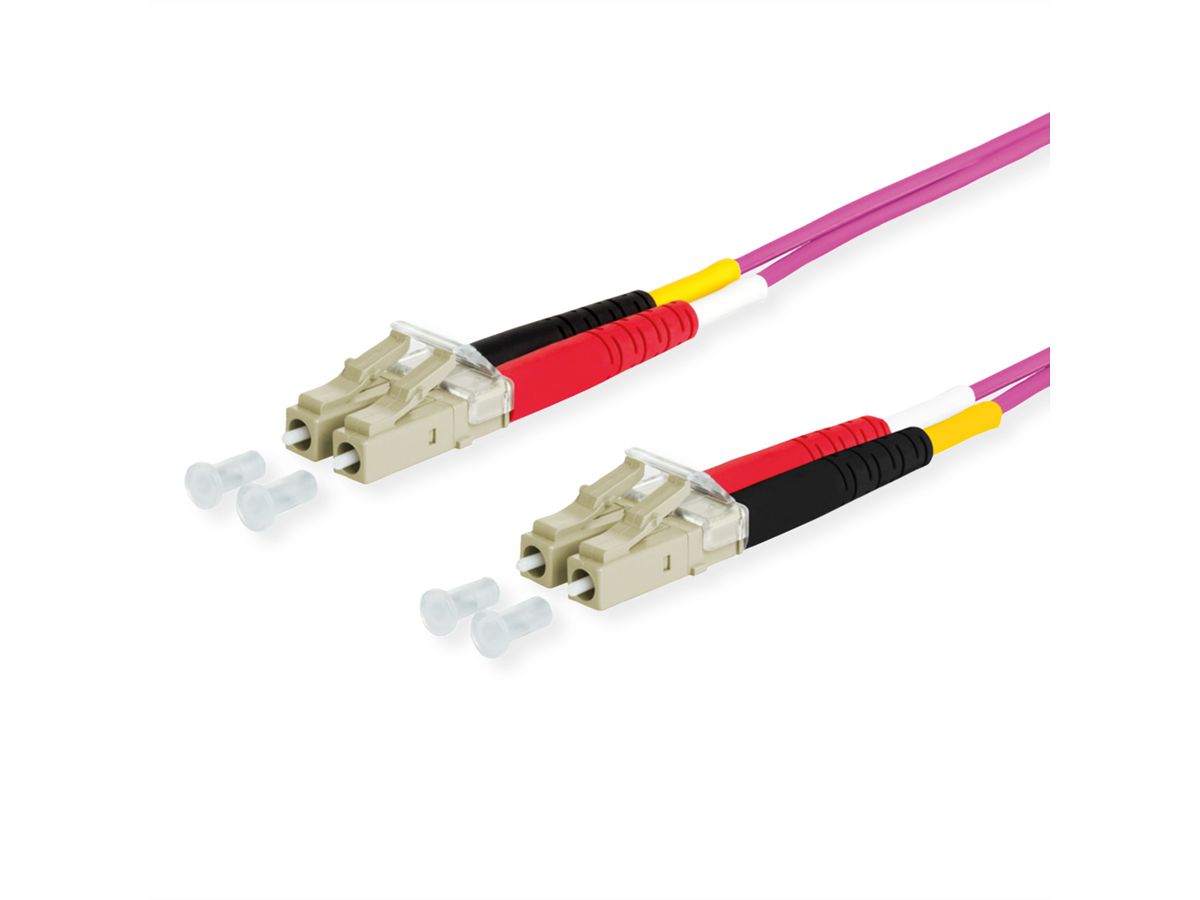 METZ CONNECT OpDAT Cordon de brassage LC-D/LC-D OM4, 5 m