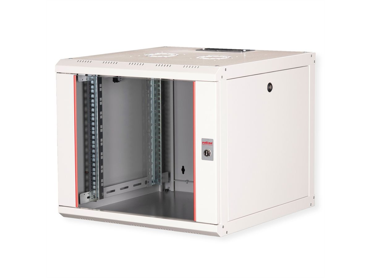 ROLINE 19-Zoll Wandgehäuse Pro 9 HE, 600x600 BxT grau