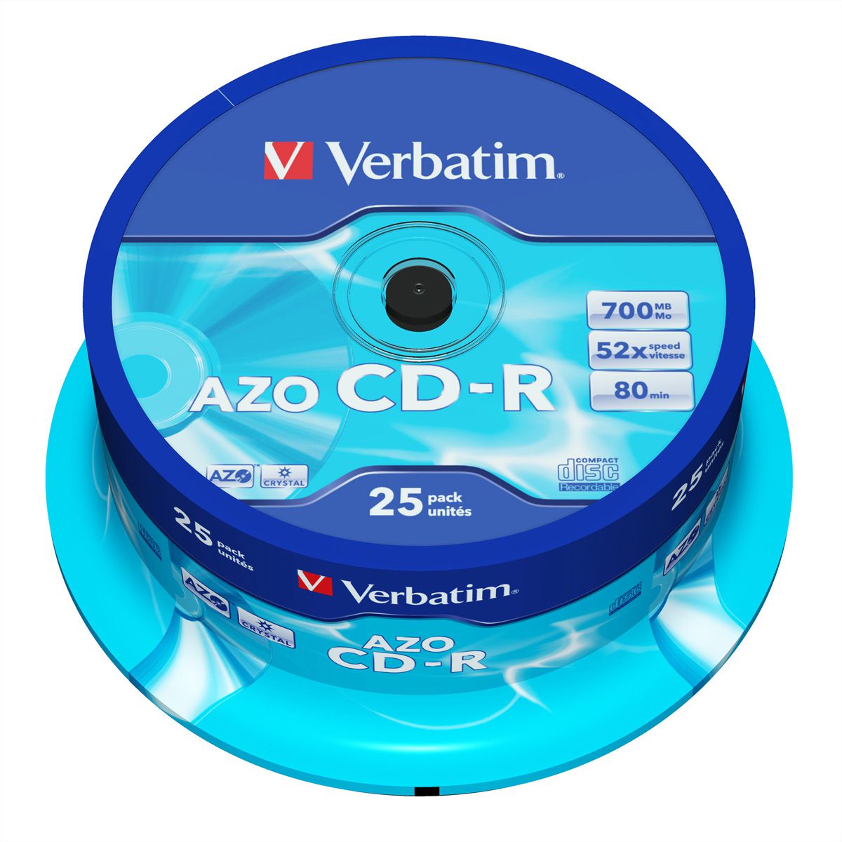 Verbatim CD-R Spindle 700MB 52x 25 Pack