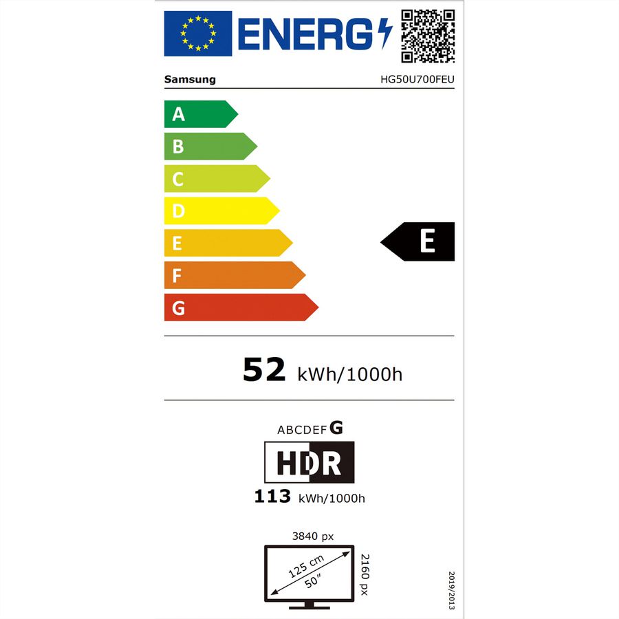 Samsung Hotel TV HG50U700, 50", schwarz