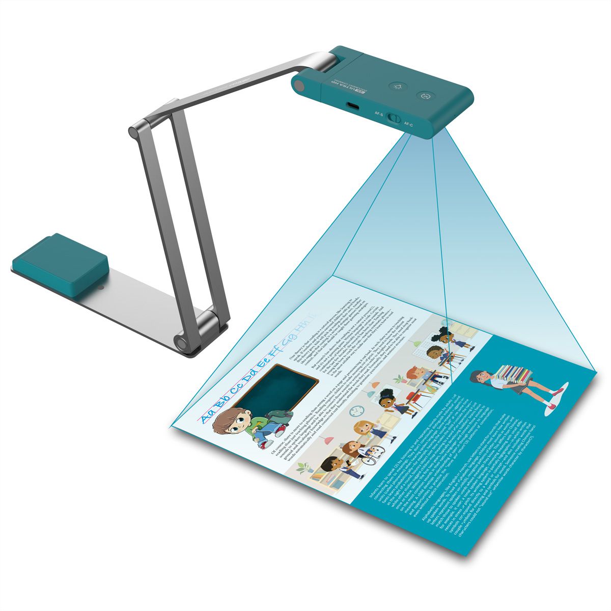 IRIScan Visualizer 7 Dyslexic, USB-Dokumentenkamera und mobiler Scanner