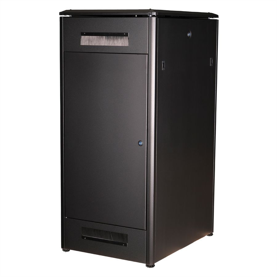 ROLINE 19-Zoll Netzwerkschrank Pro 26 HE, 600x800 BxT Glastür schwarz