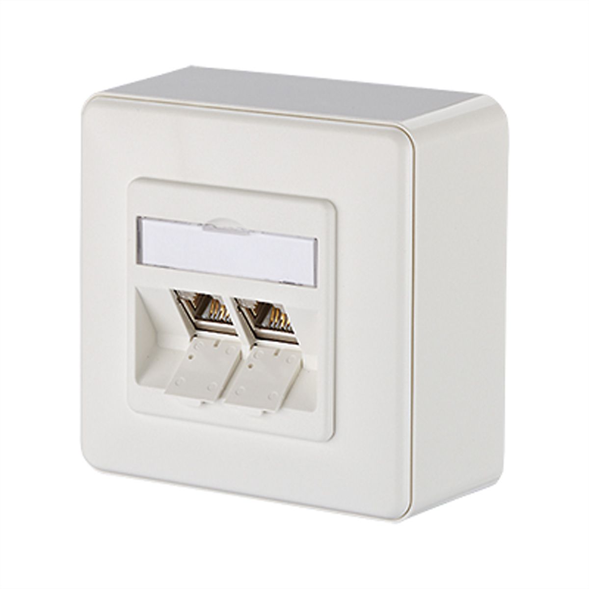 BTR Prise murale BC module 2 ports E-DAT, Cat.6 (Classe E)