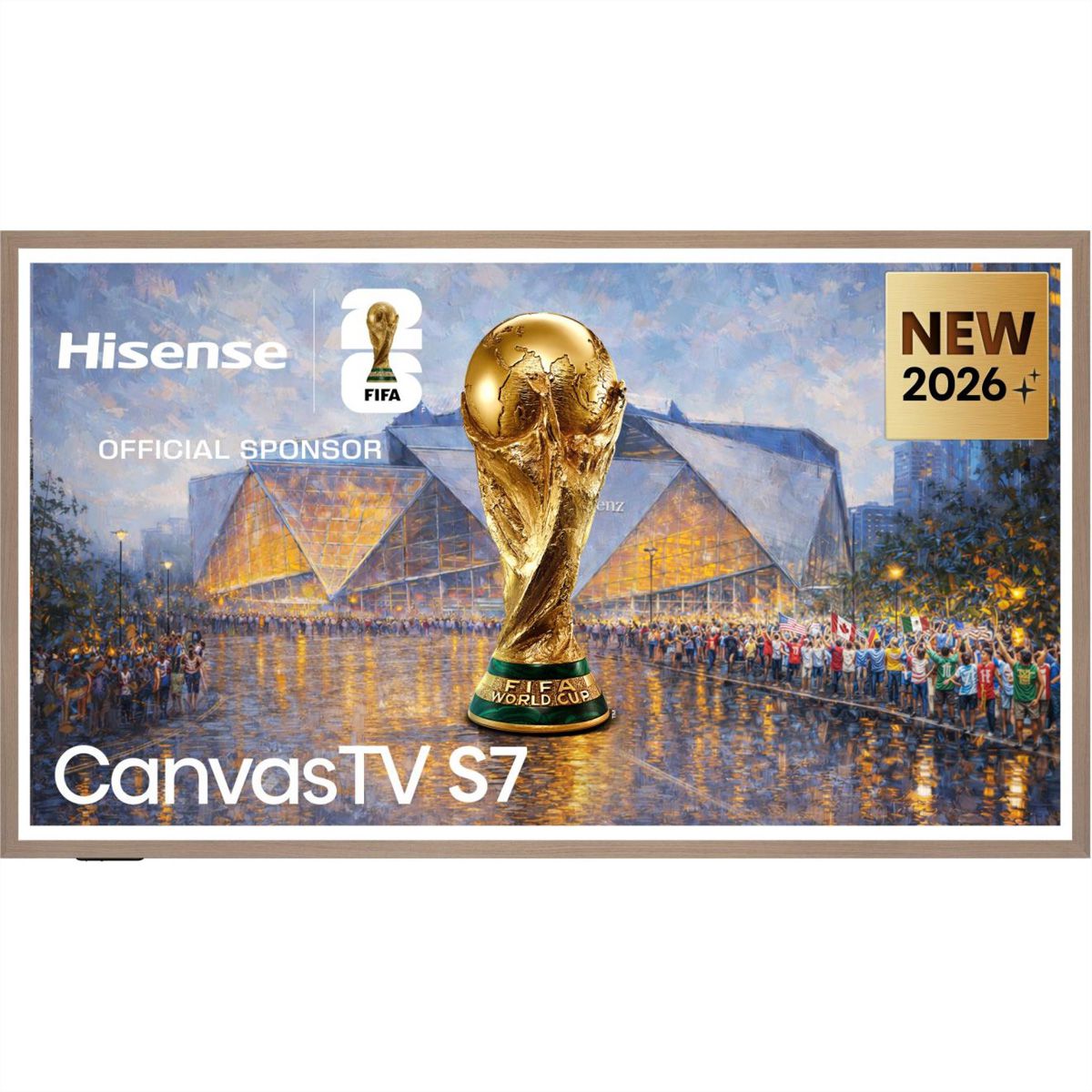 Hisense TV 55S7DS 55", QLED 4K, 144Hz, Canvas TV