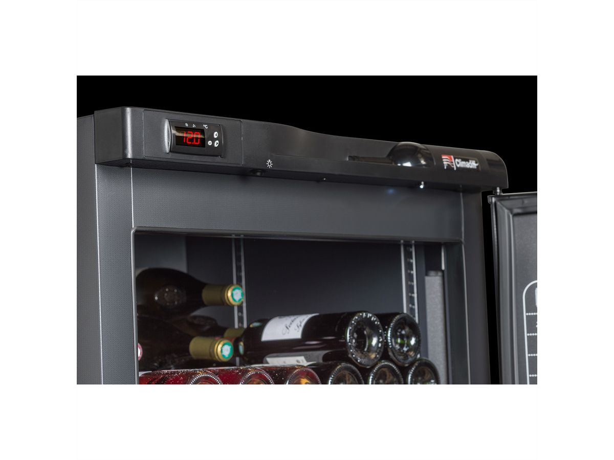 Climadiff Weinkühlschrank RESERVE300XL, Freistehend, 1 Zone, 297 Flaschen