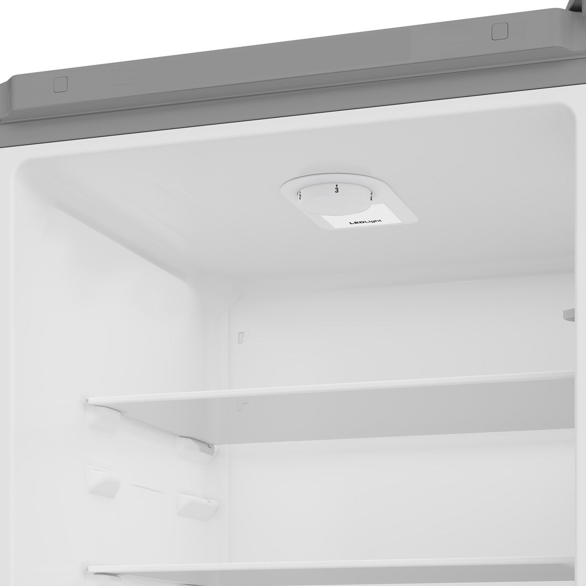 Beko Kühl-Gefrierkombination KG120, 291l, E, silber