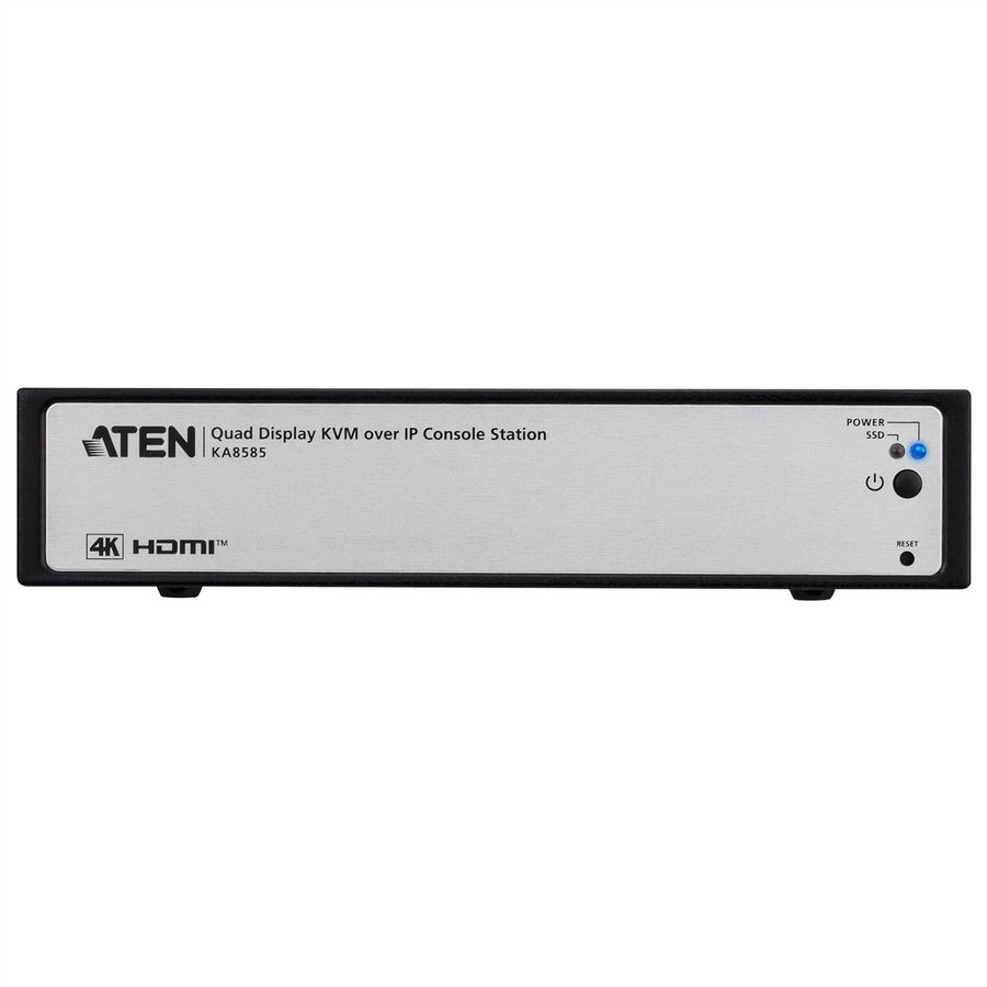 ATEN KA8585 Station console KVM sur IP à quatre écrans 4K
