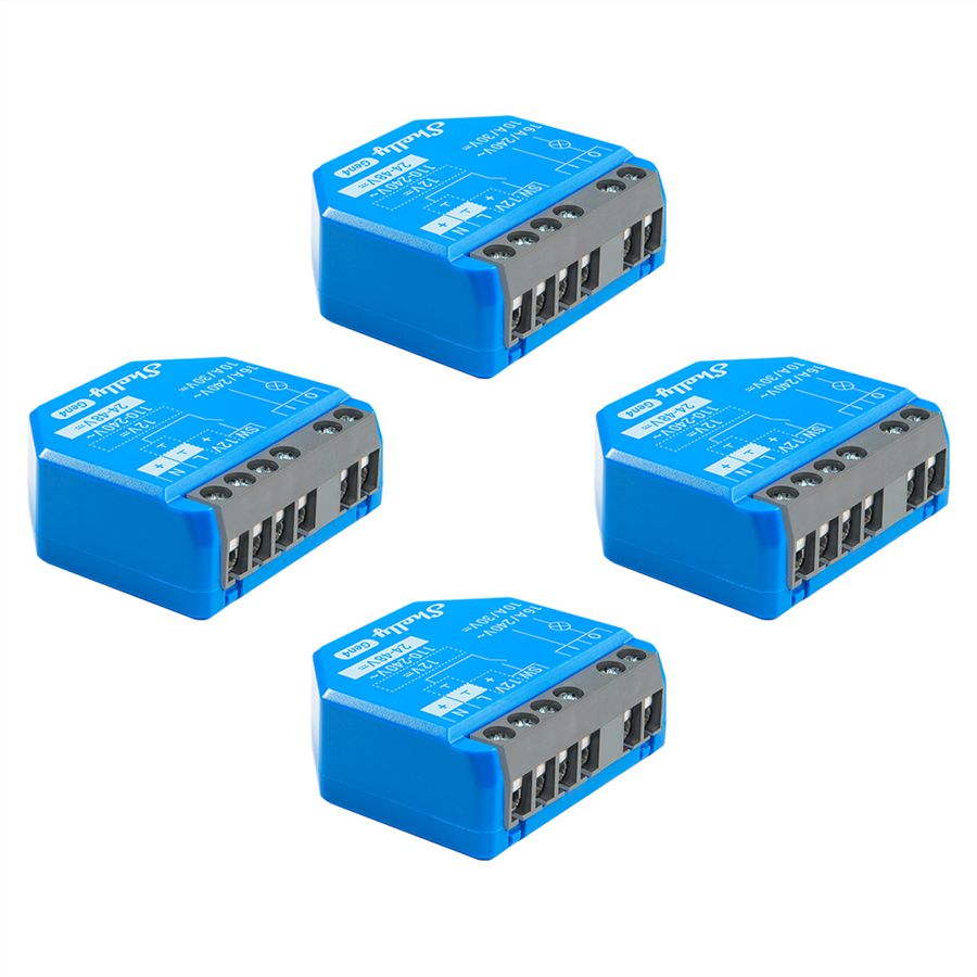 Shelly Acteur de switch 1 Gen4, (Quadro pack)