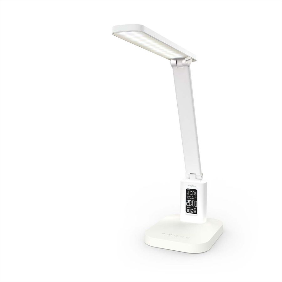 Nedis LED-Schreibtischlampe dimmbar, weiss