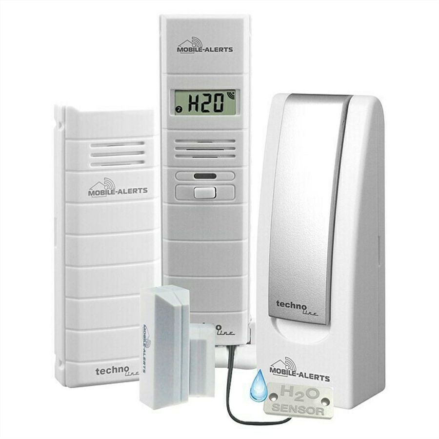 Technoline Mobile Alerts MA 10088 Set Gateway station de base avec interrupteur mural