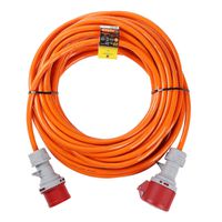 Rallonge CEE 5P 16A IP44  , 20m EPR-PUR H07BQ-F 5G2.5mm2 , orange