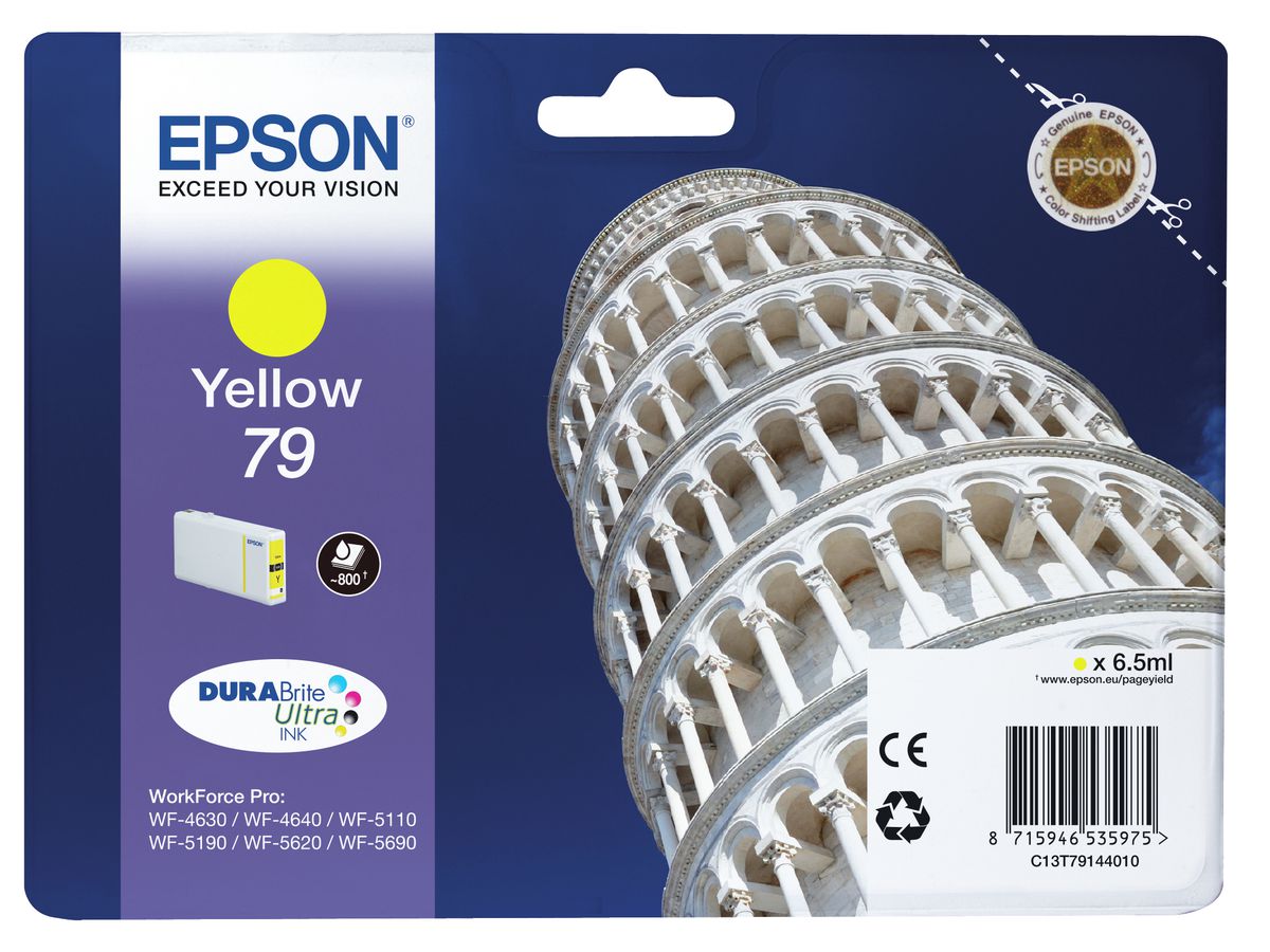 Epson Encre Jaune "Tour de Pise" (800 p)