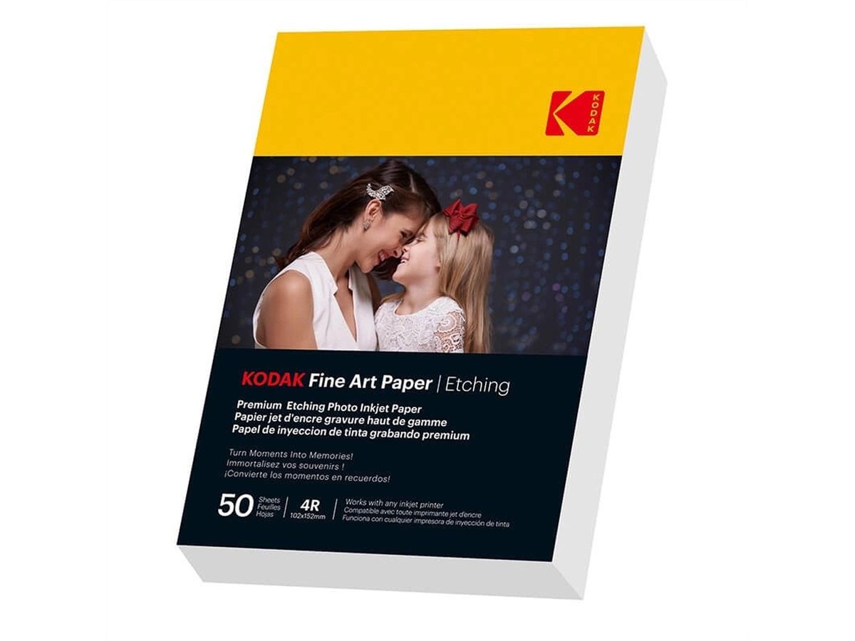 Kodak Fine Art Papier, 50 Blatt, A6, (10cmx15cm), 210g/qm