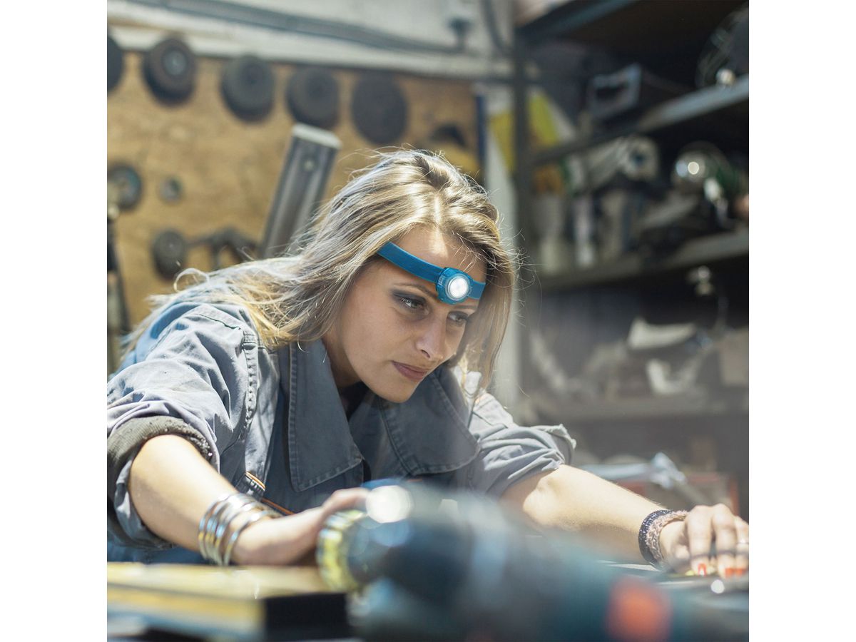 GP Discovery lampe frontale Kids bleu, 40lm