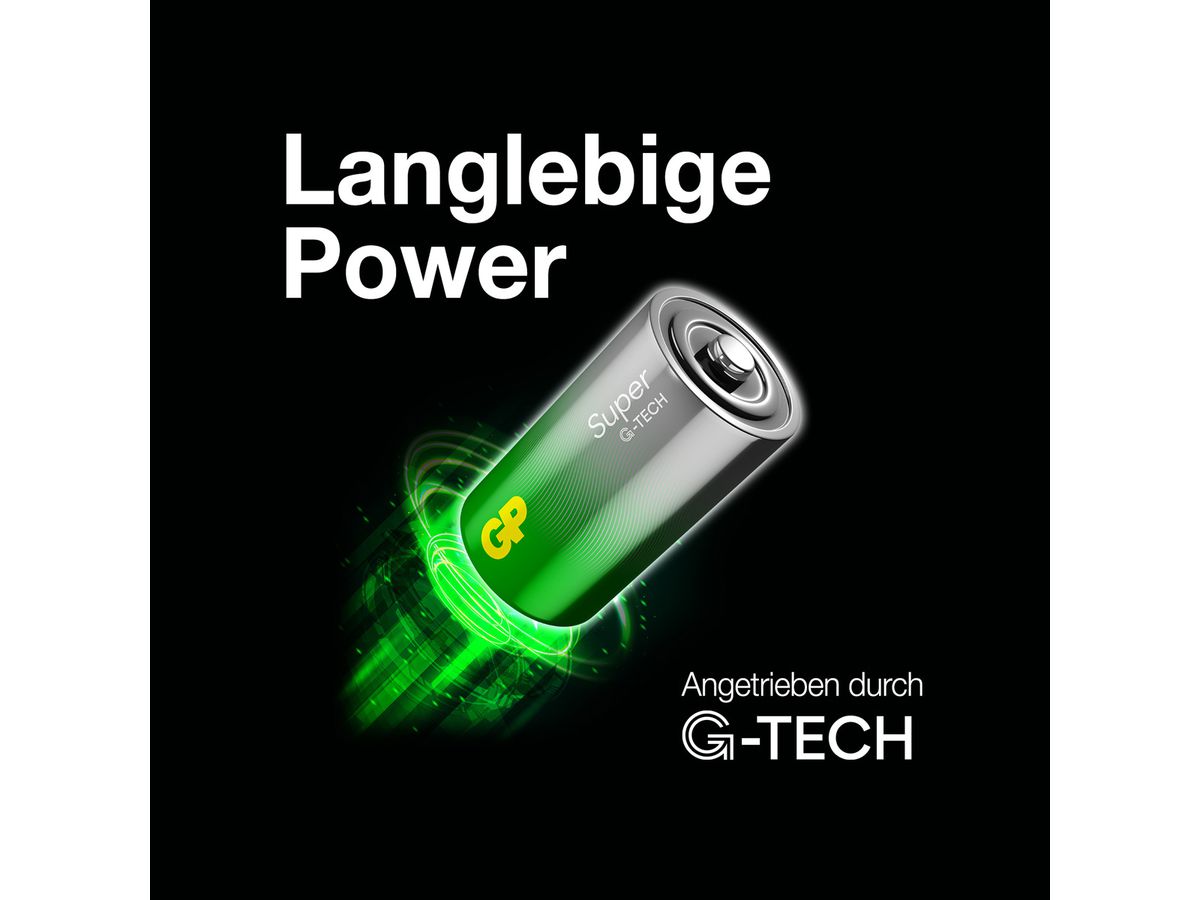 GP Batteries Super Alkaline D 2x