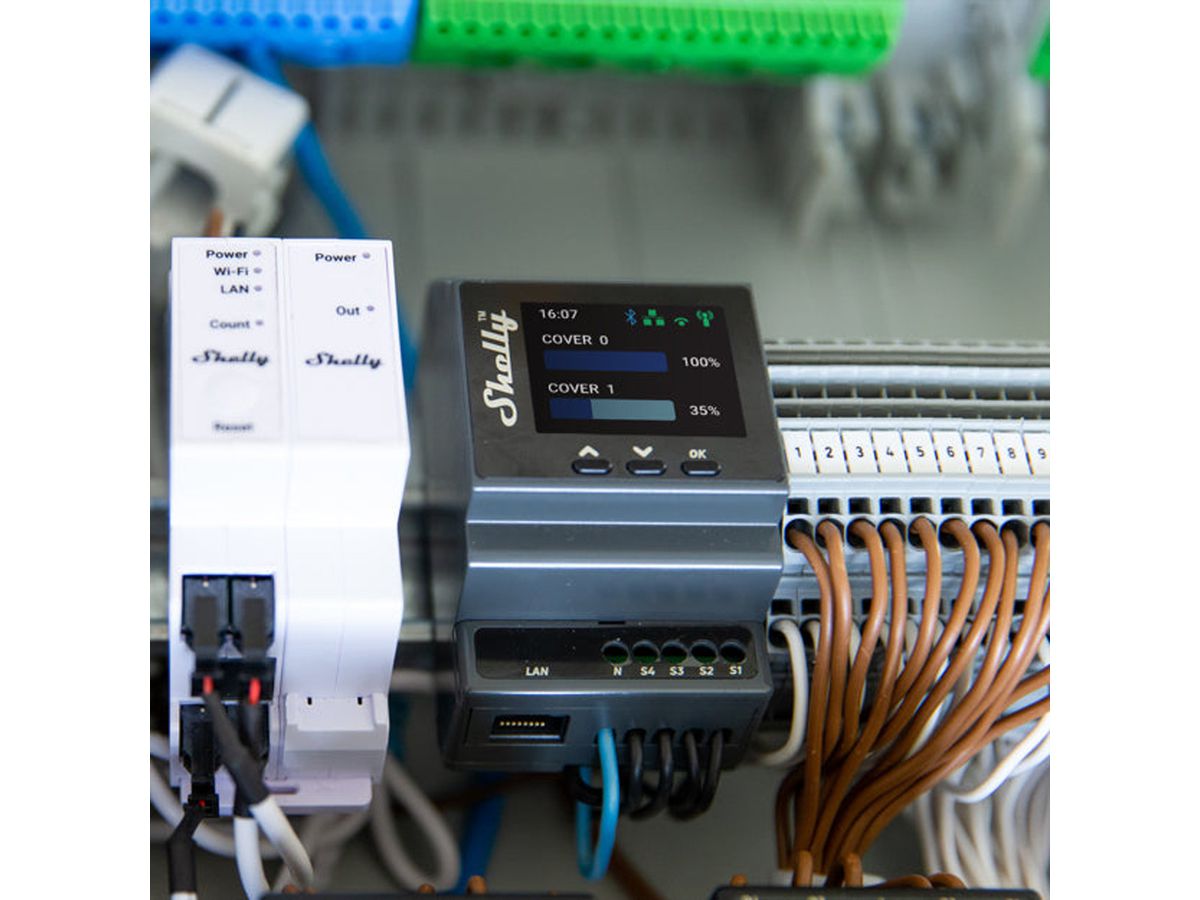 Shelly Schaltaktor Pro Dual Cover PM