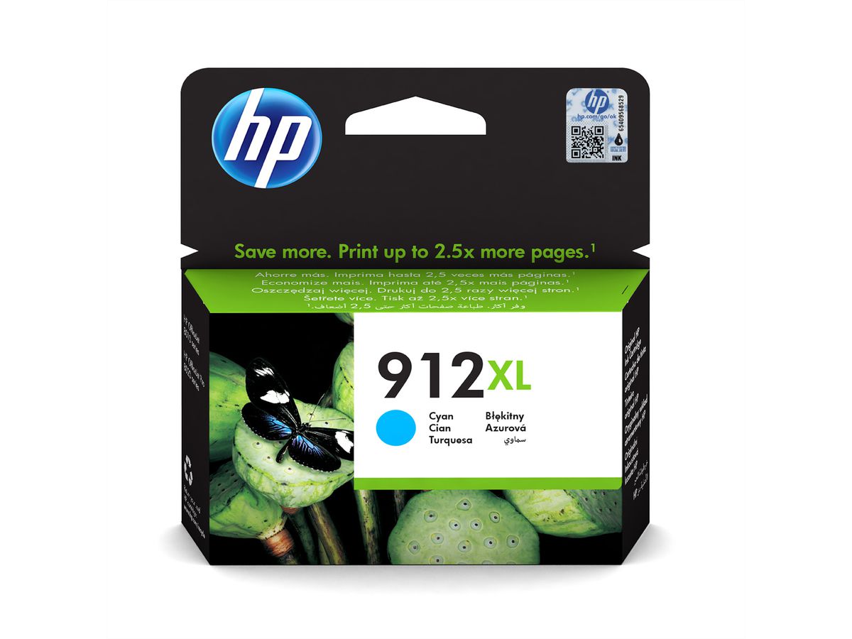 3YL81AE, Nr. 912XL, Cartouche, cyan, pour HP-OfficeJet 8015