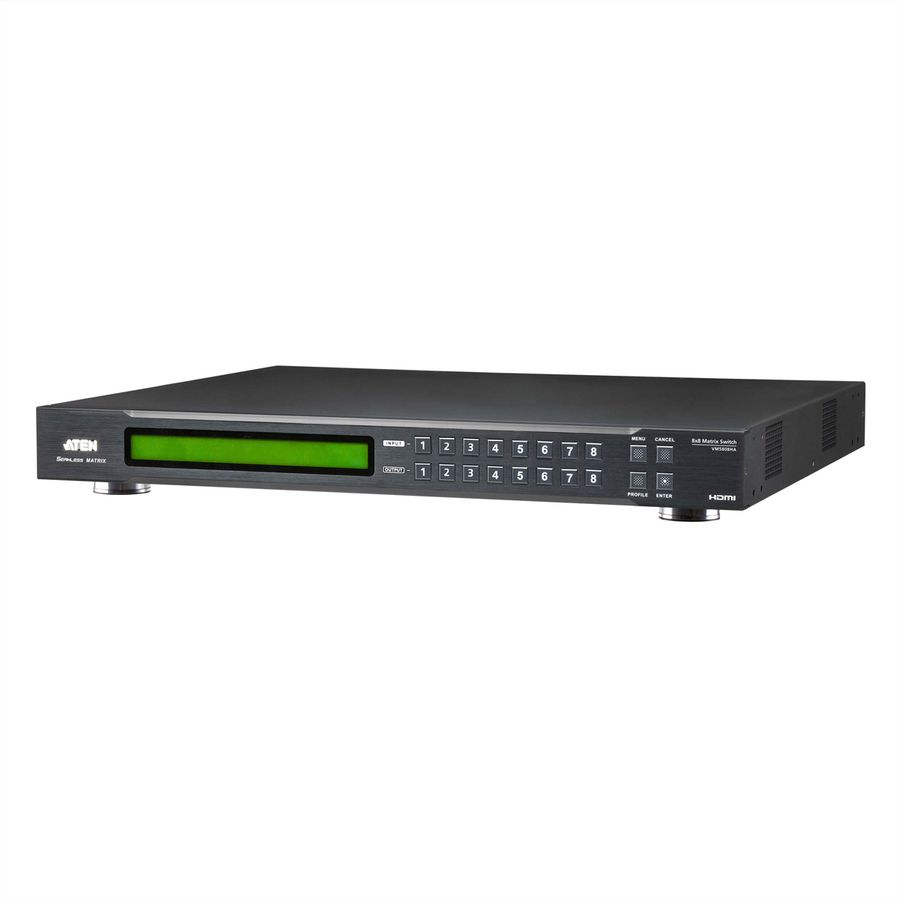 ATEN VM5808HA 8x8-HDMI-Matrix-Switch mit Skalierfunktion