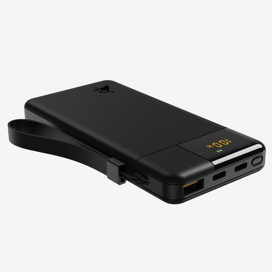 Aqiila UCB-C Chargeur de prise W2, 20W, noir, 20.000 mAh