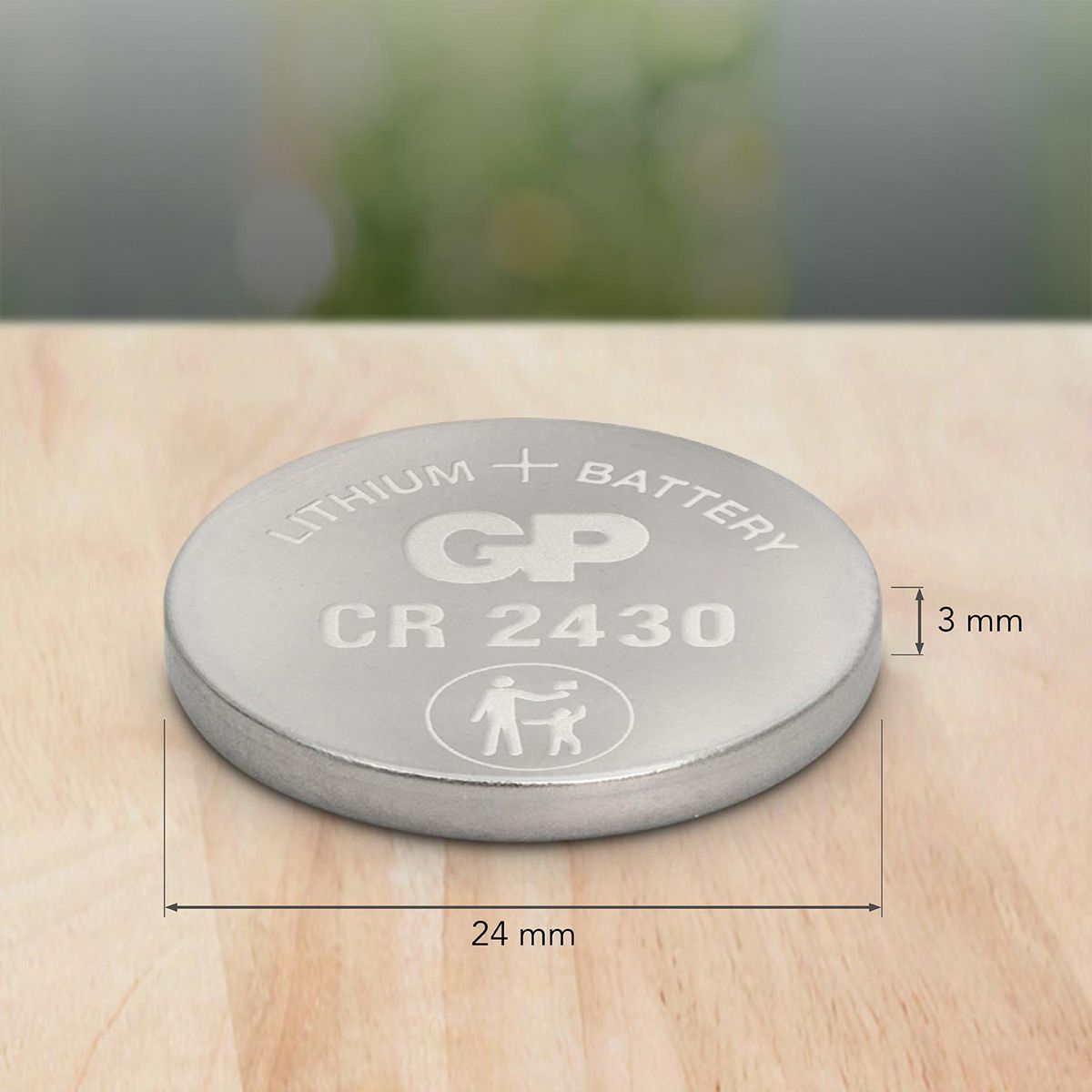 GP Batteries Lithium CR2430 5x 3V Knopfzelle