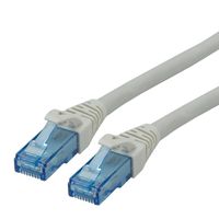 Cordon ROLINE UTP Cat.6A / 10 Gigabit, Component Level, LSOH, gris, 7,5 m