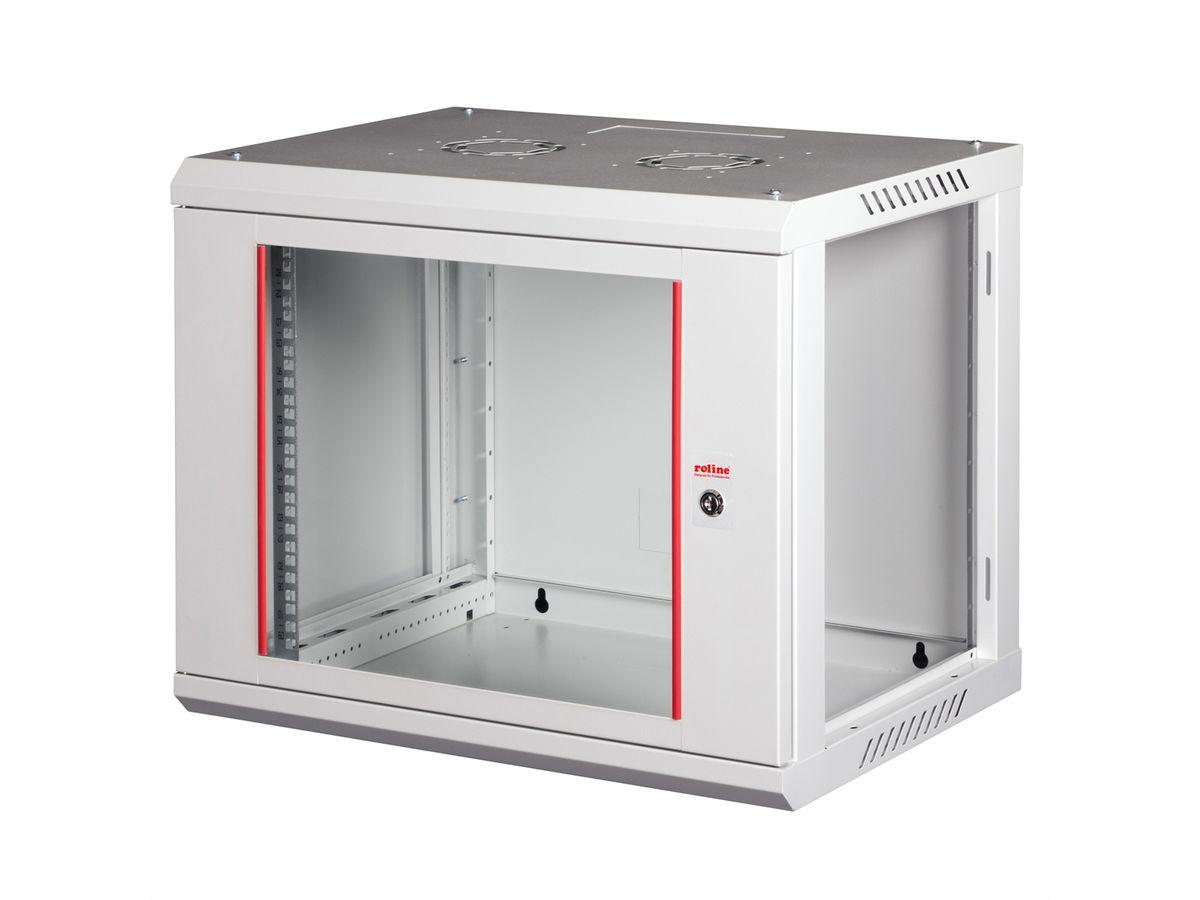 ROLINE 19-Zoll Wandgehäuse Basic Plus 9HE, 600x450 BxT grau