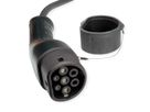 ROLINE E-Auto Ladekabel Typ2, 3-phasig, 480VAC (3P+N+E), 16 A, 11 kW, Spiralkabel (max. 3m)