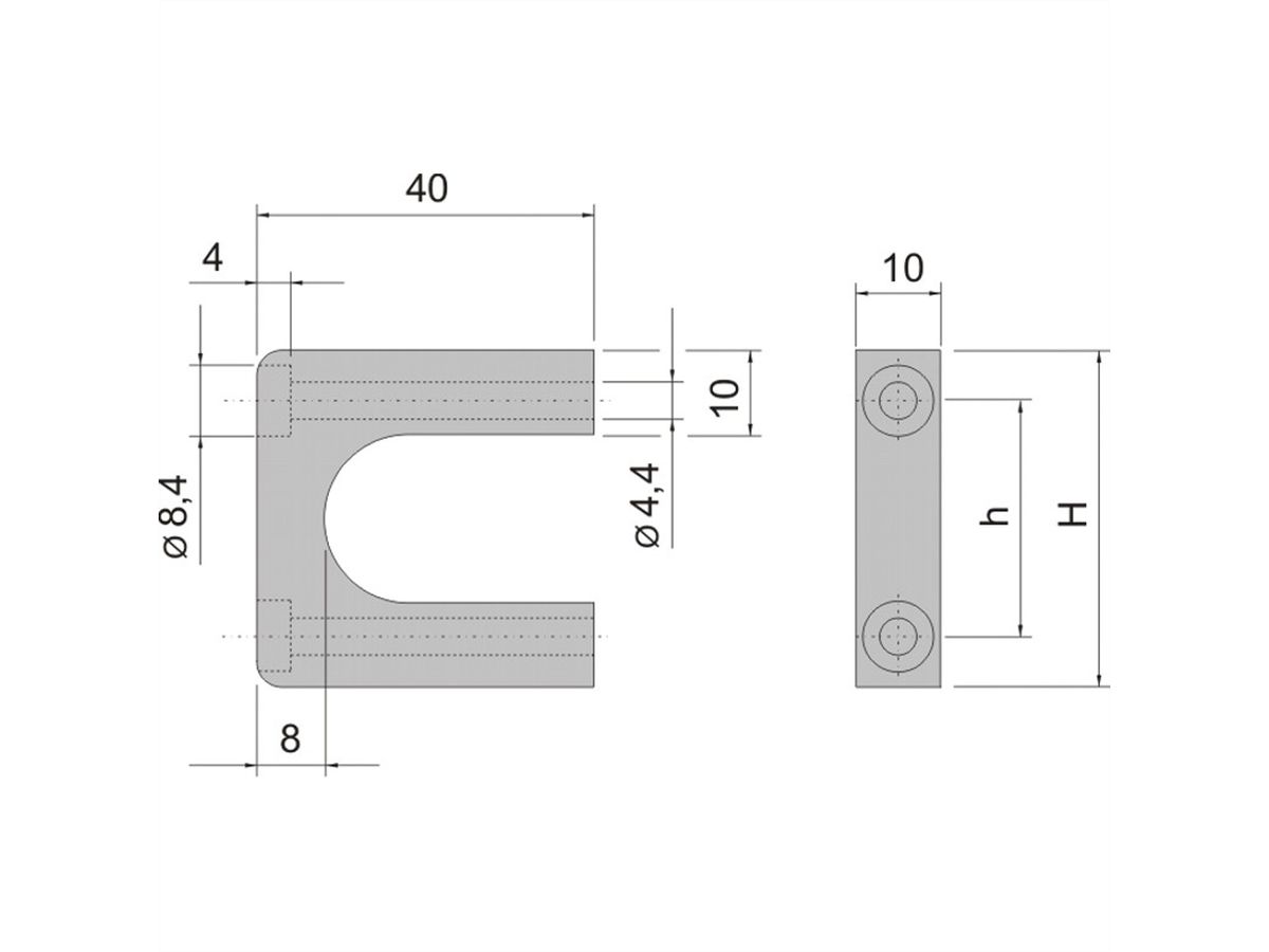 SCHROFF Frontgriffe - FRONTGRIFFE 1HE MULTIPAC(2X)