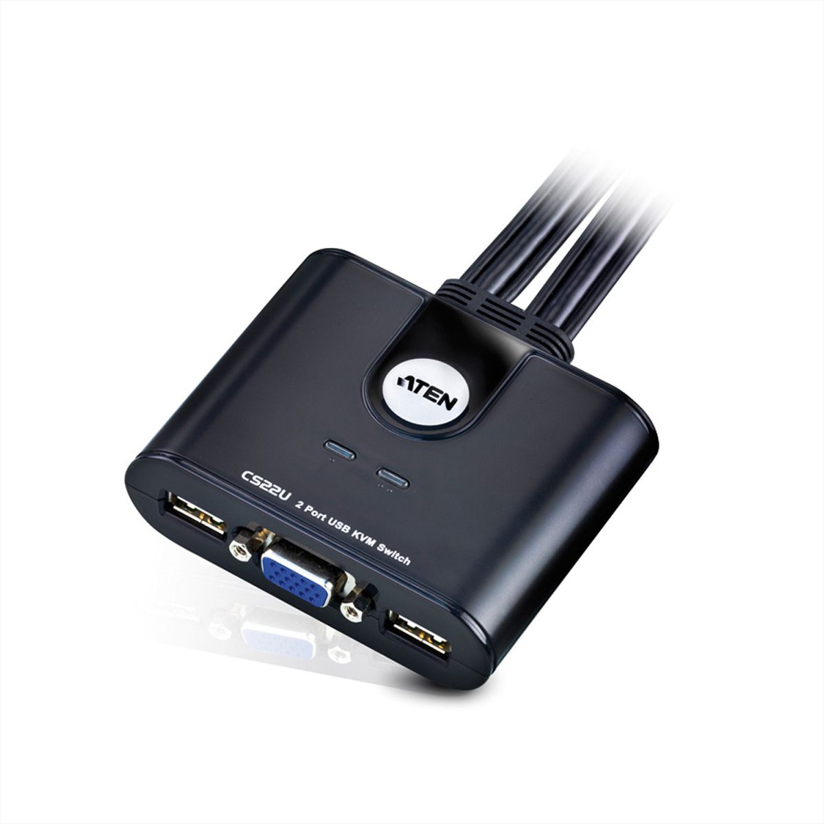 ATEN CS22U KVM Switch VGA, USB, 2 Ports