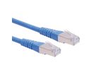 Cordon ROLINE Cat.6 (Classe E) S/FTP (PiMF), bleu, 7 m