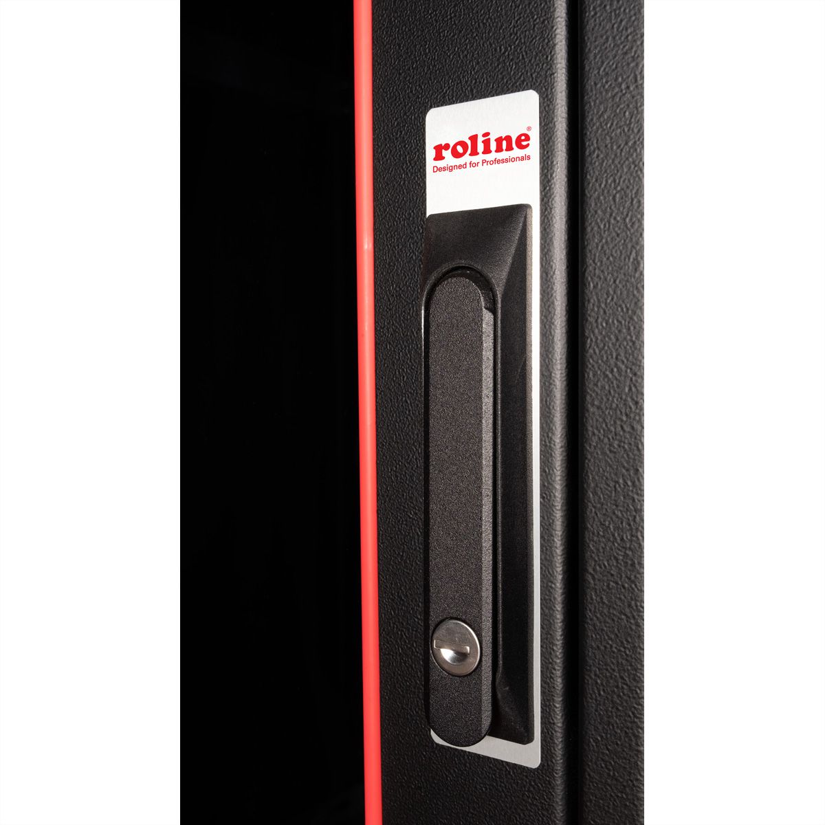 ROLINE 19-Zoll Netzwerkschrank Pro 42 HE, 600x600 BxT Glastür schwarz