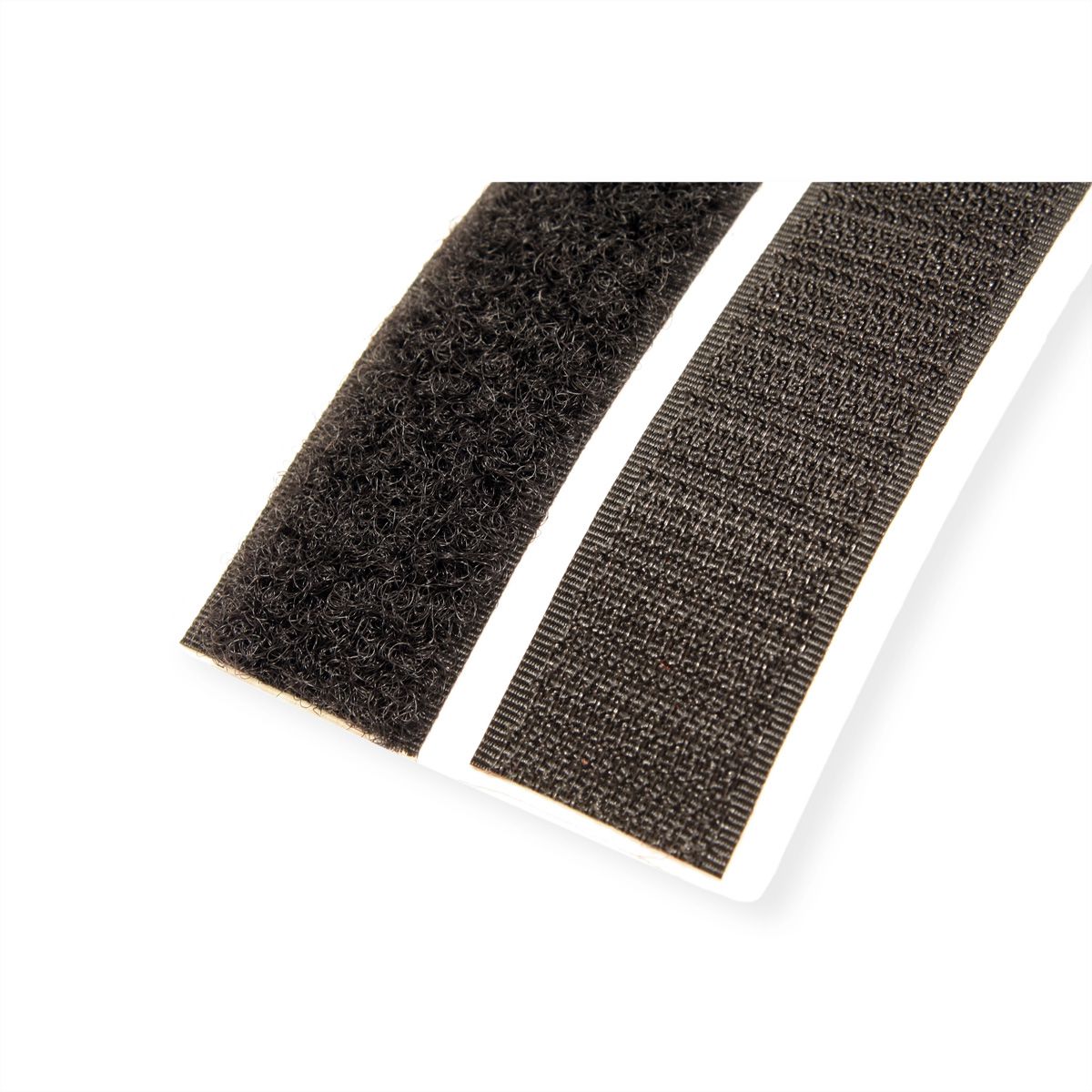 VELCRO® Bande 20mmx5m noir, crochets & velours autocollants