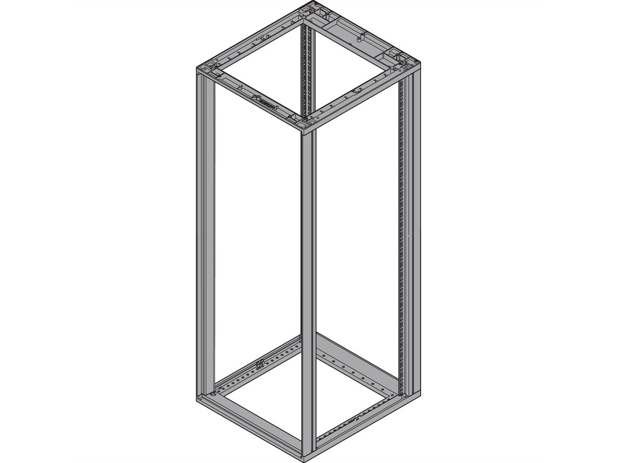 SCHROFF Châssis HD-U 12U 553B 900P 7021