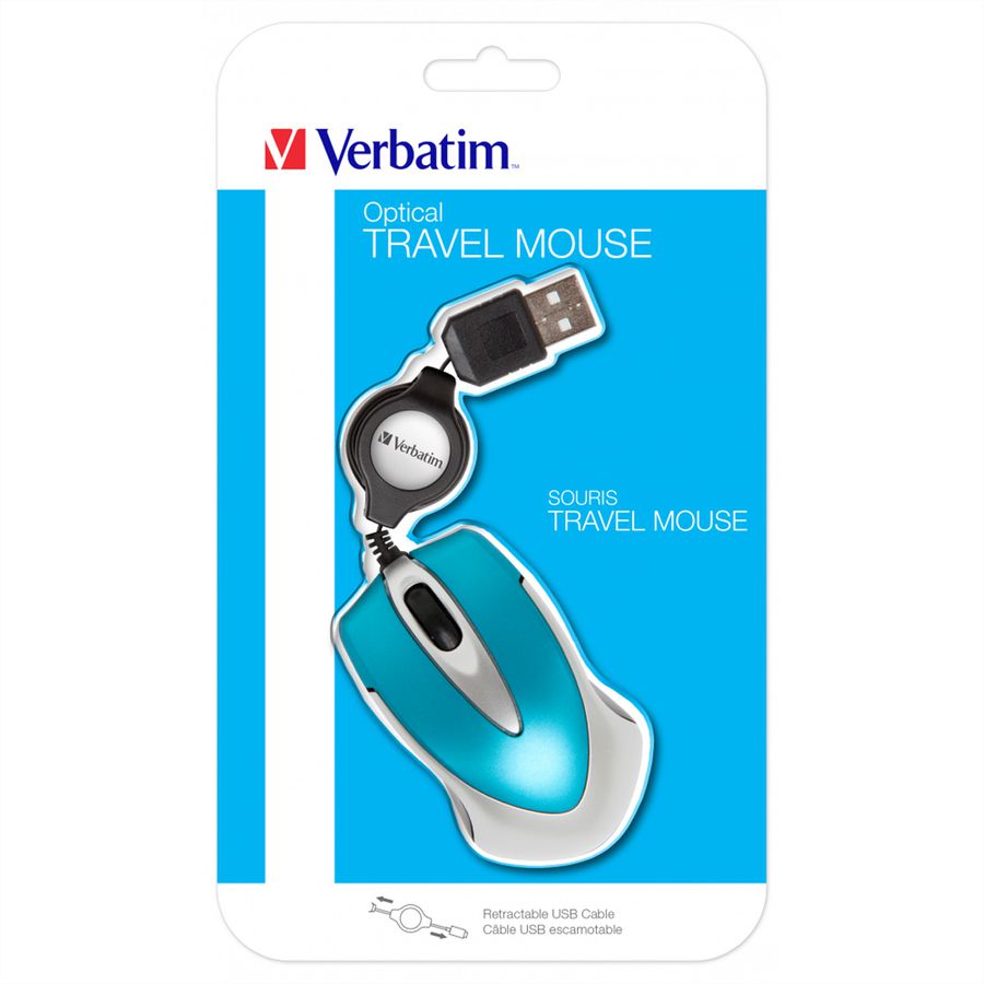 Verbatim Go Mini Travel Mouse Blue