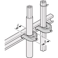 SCHROFF Kabelschellen - KABELSCHELLE 46-50 10STK