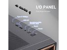ANTEC FLUX PC Gehäuse Midi Tower Gaming ATX, schwarz