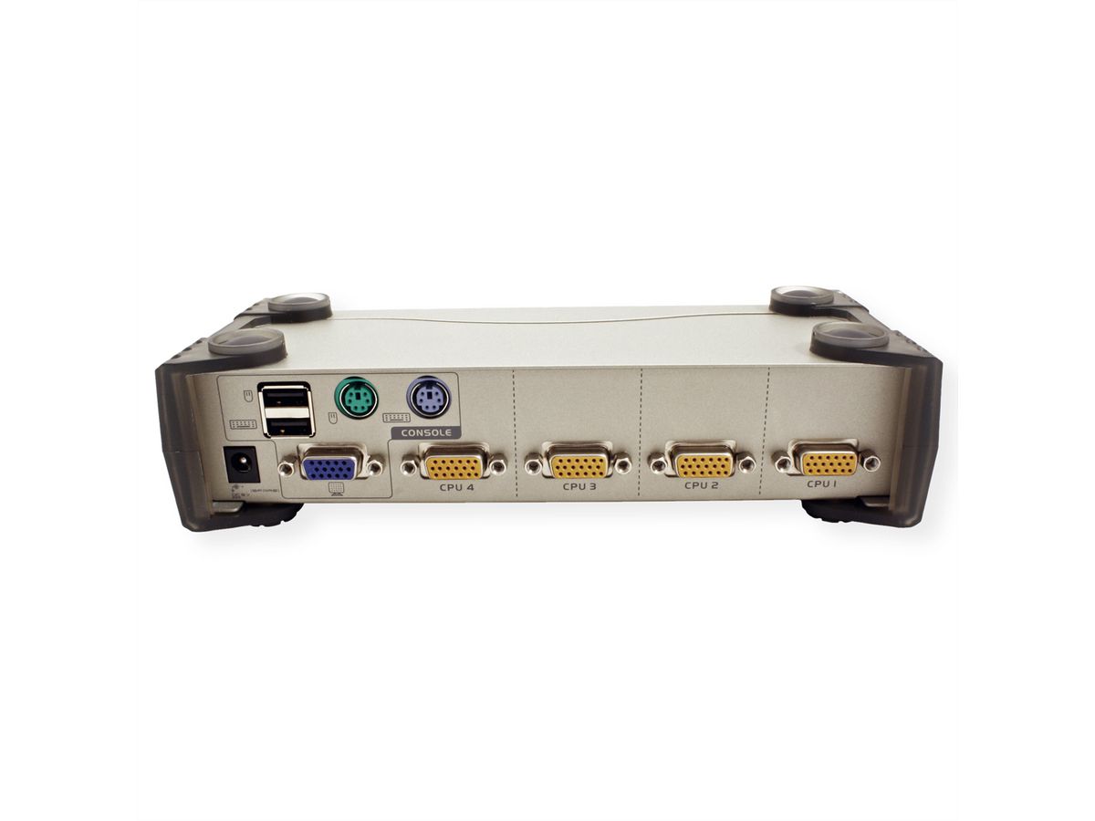 ATEN CS84U Switch KVM VGA, PS/2+USB, 4 ports