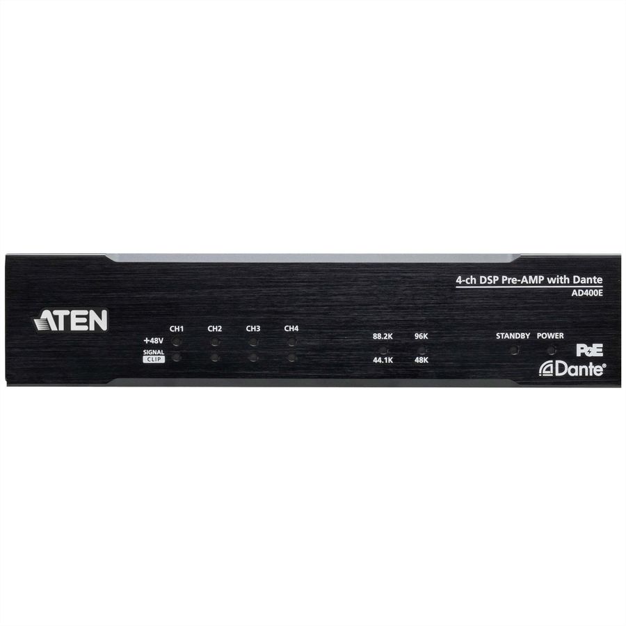 ATEN AD400E DSP Mixer 4-CH Analog Input and Dante Output